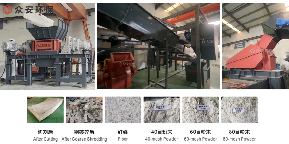 眾安環(huán)保廢棄風電葉片處理生產線，為可持續(xù)未來按下“快進鍵”